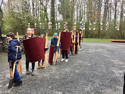Foto von der Exkursion der 6b (2018/19) nach Kalkriese