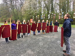 Foto von der Exkursion der 6b (2018/19) nach Kalkriese