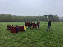Foto von der Exkursion der 6b (2018/19) nach Kalkriese
