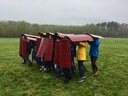 Foto von der Exkursion der 6b (2018/19) nach Kalkriese