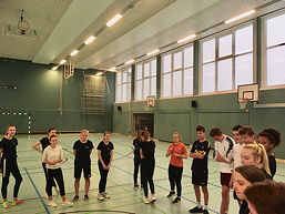 Foto vom Projekttag 'Bewegte Schule' (Oktober 2018)