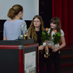 Foto von der Preisverleihung des 1. Kurzfilmwettbewerbes 'TELETTA FILMT' 2019