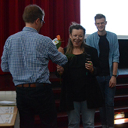 Foto von der Preisverleihung des 1. Kurzfilmwettbewerbes 'TELETTA FILMT' 2019