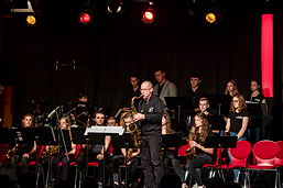 Foto vom Auftritt der Lehrer-Bigband Niedersachsen (Oktober 2019)
