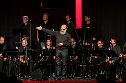 Foto vom Auftritt der Lehrer-Bigband Niedersachsen (Oktober 2019)