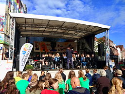 Foto von einem Auftritt beinm 'Fest der Kulturen' September 2019