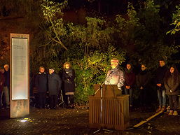 Gedenkveranstaltung zur Reichspogromnacht am 9. November 2019