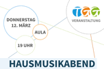 Plakat zum Hausmusikabend 2020 am TGG (Ausschnitt)