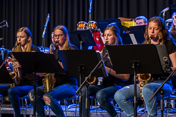 Foto von einem Auftritt der TGG-Bigband in Stadthagen (Juni 2019)