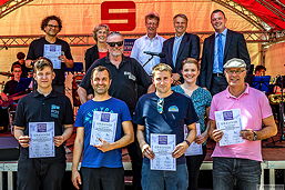 Foto von einem Workshop der TGG-Bigband in Stadthagen (Juni 2019)