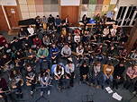 Foto von einem Workshop der Concert Band und der Bigband des TGG in Papenburg (2020)