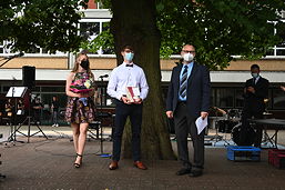 Foto von der Entlassungsfeier Abitur 2021 am TGG