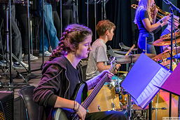 Foto von der Groove Gang des TGG beim 10. Niedersächsischen Bigband-Meeting in Stadthagen