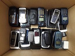 Foto von der Handysammelaktion am TGG (November 2021)