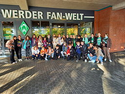 Foto vom Tagesausflug der Sportprofilklasse 7ds nach Bremen (Oktober 2022)