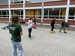Foto der Spieleausleihe-AG (November 2022)