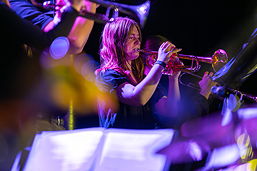 Foto vom Auftritt der Bigband „The Groove Gang“ bei der Lions-Benefizparty am 03.11.2023