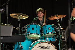 Foto vom Auftritt der Bigband „The Groove Gang“ bei der Lions-Benefizparty am 03.11.2023