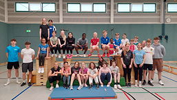 Das Foto zeigt eine Szene von der Mini-Olympiade am TGG.