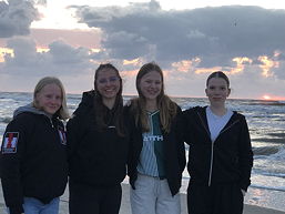 Das Foto zeigt eine Szene aus dem Sportcamp 2024 auf Langeoog.