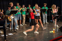 Das Foto zeigt die Bogies am 31.08.2024 in der TGG-Aula.