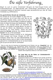 erste Seite des Arbeitsblattes