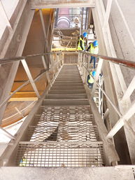 Foto von der Besichtigung der Zementfabrik Holcim in Altkirch