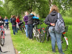 Foto vom Arbeitseinsatz der 8b in Coldam