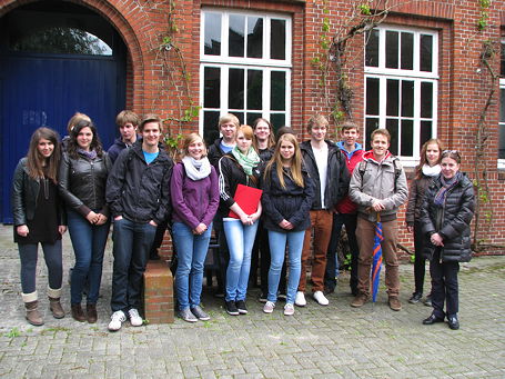 Foto vom Besuch der jüdischen Schule