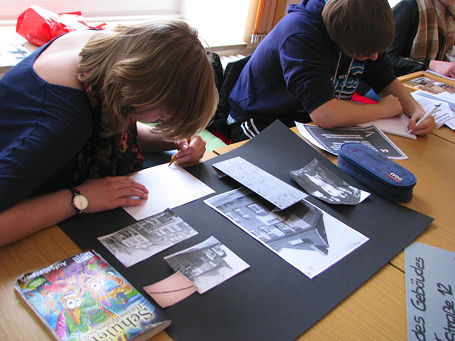 Foto vom Besuch der jüdischen Schule