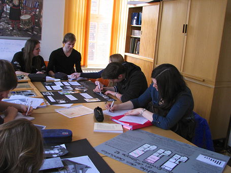Foto vom Besuch der jüdischen Schule