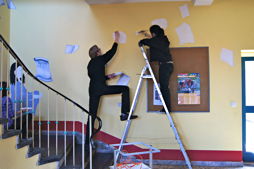 Foto von Arbeiten der Seminarfächer 'Konzepte zur Gestaltung des öffentlichen Raums' (Schuljahr 2010/11)