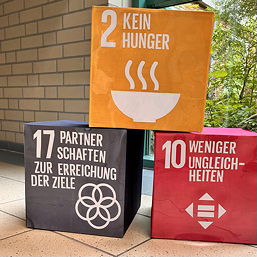 Foto von der Präsentation der Projekttage im Foyer des TGG (Mai 2023)
