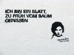 Foto eines Gedichtfragments