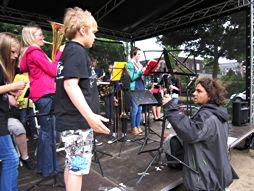 Foto vom Bläserklassentag 2012 in Emden