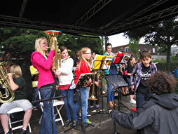 Foto vom Bläserklassentag 2012 in Emden