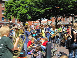 Foto vom Bläserklassentag 2012 in Emden