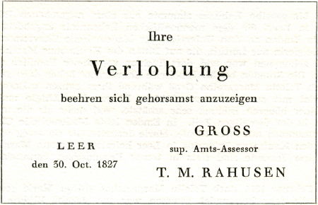 Verlobungsanzeige