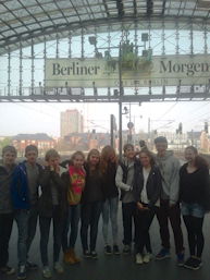 Vor der Abfahrt am Berliner Hauptbahnhof