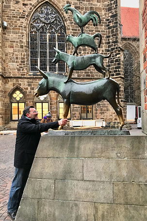 Foto vom ersten Besuch unserer Partnerschule aus Rouen (Januar 2019)