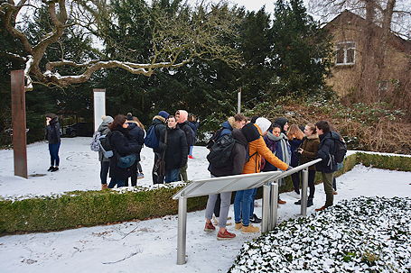 Foto vom ersten Besuch unserer Partnerschule aus Rouen (Januar 2019)