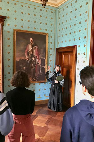 Foto vom ersten Besuch unserer Partnerschule aus Rouen (Januar 2019)