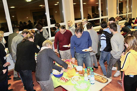 Foto vom ersten Besuch unserer Partnerschule aus Rouen (Januar 2019)