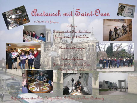 Verkleinerte Version eines Aushangs für den Austausch