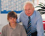 Mark Kremer mit Clemens Bollen in Berlin