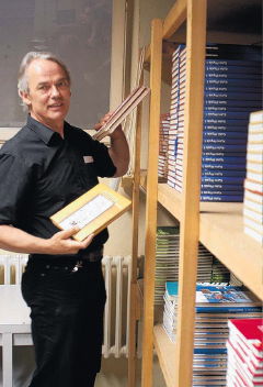 Jan Bakker im Keller des TGG