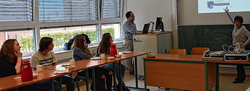 Foto vom Besuch Yehudith Heymans-Gudemas beim TGG