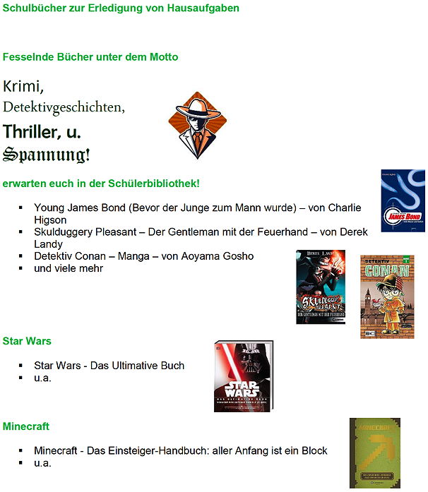 Foto der Bücher
